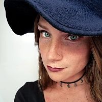 Navy Witch Hat