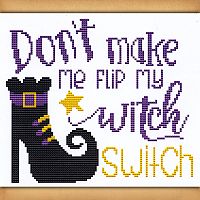 "Witch Switch" Cross Stitch Pattern