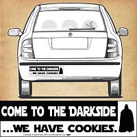 "Come to the Darkside…" Bumper Sticker