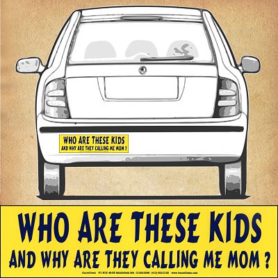 "Who Are These Kids…" Bumper Sticker