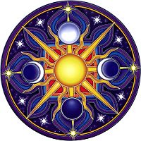Celestial Mandala Window Sticker