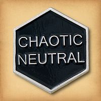 Chaotic Neutral Enamel Pin