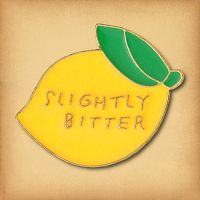 Slightly Bitter Lemon Enamel Pin