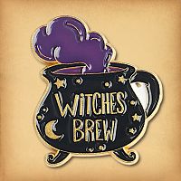 Witches Brew Cauldron Enamel Pin