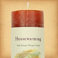 Herbal Magic Housewarming Pillar Candle