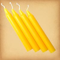 Yellow Mini Chime Ritual Spell Candles