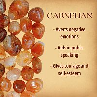 Tumbled Carnelian Gemstones