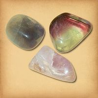 Tumbled Fluorite Gemstones