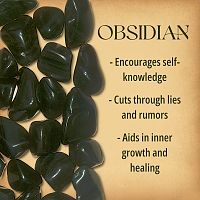 Tumbled Obsidian Gemstones