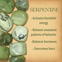 Tumbled Serpentine Gemstones