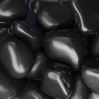 Tumbled Black Tourmaline Gemstones