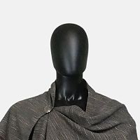 Dark Grey Viking Cloak with Trim