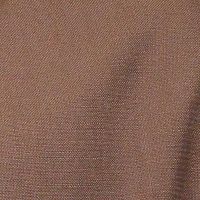 Chocolate Brown Linen-Look Half Circle Cloak