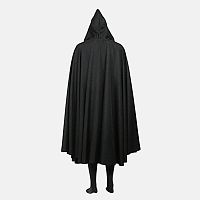 Black Full Circle Cloak with Hood