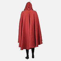 Rusty Red Full Circle Cloak with Hood