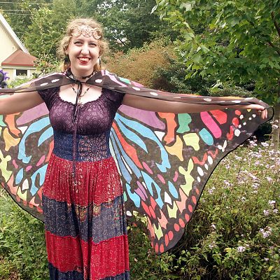 Rainbow Butterfly Fairy Wings