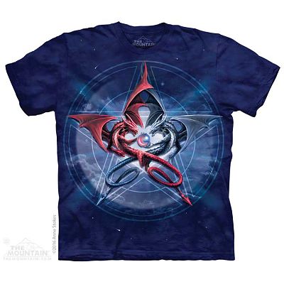 Pentagram Dragons T-Shirt (size small)