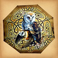 Celtic Owl Umbrella