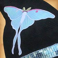 Luna Moth Witch Hat