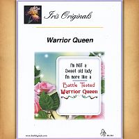 "Warrior Queen" Cross Stitch Pattern