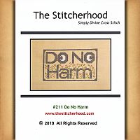 Do No Harm Cross Stitch Pattern