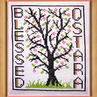 Blessed Ostara Cross Stitch Pattern