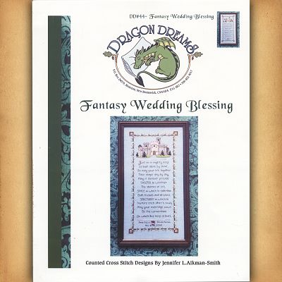 Fantasy Wedding Blessing Cross Stitch Pattern