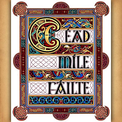 "Cead Mile Failte" Cross Stitch Pattern