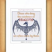"Deny Dragons" Cross Stitch Pattern