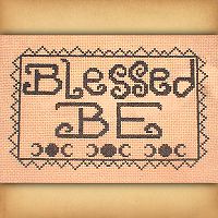 "Blessed Be" Cross Stitch Pattern