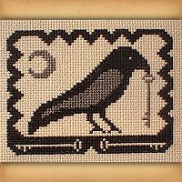 Olde Crow Cross Stitch Pattern