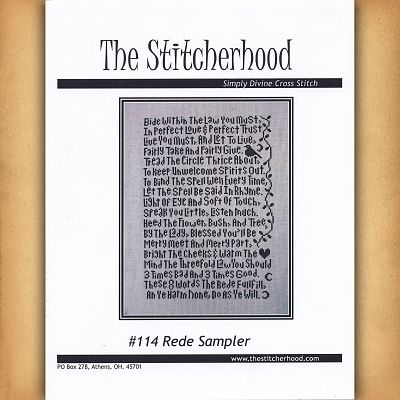 Rede Sampler Cross Stitch Pattern