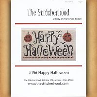 "Happy Halloween" Cross Stitch Pattern