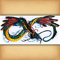 "Infinity Dragon" Cross Stitch Pattern