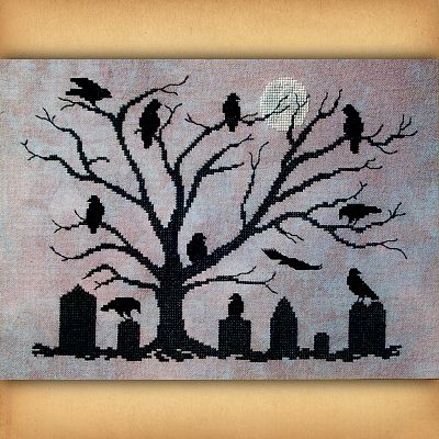 "The Mourning Tree" Cross Stitch Pattern