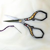 Phoenix and Dragon Embroidery Scissors