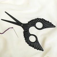Raven's Wings Embroidery Scissors