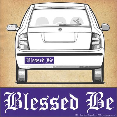 "Blessed Be" Bumper Sticker