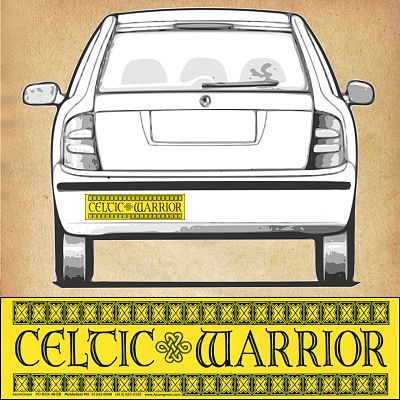 "Celtic Warrior" Bumper Sticker