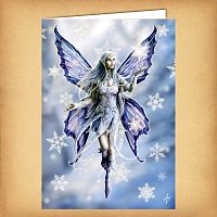 Snowflake Fairy Yule Card