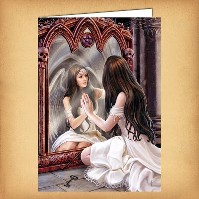 Magical Mirror Greeting Card