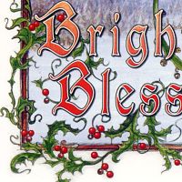 Bright Blessings Yule Card