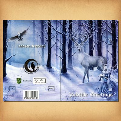 Frozen Fantasy Yule Card