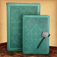Celtic Diamond Leather Journal
