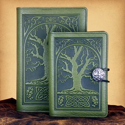 Celtic Tree Leather Journal