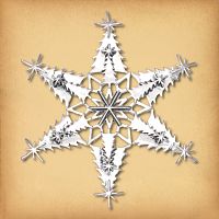 Christmas Trees Snowflake Ornament