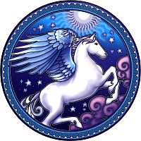 Pegasus Window Sticker
