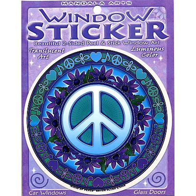 Signs of Peace Window Sticker