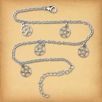 Stainless Steel Pentacle Anklet