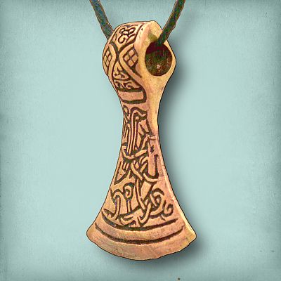 Bronze Celtic Axehead Pendant